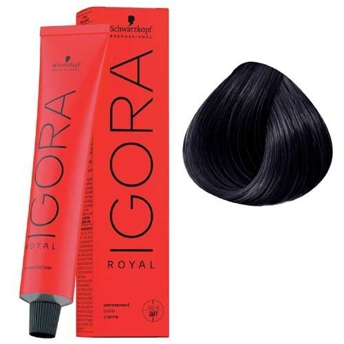 Coloration IGORA ROYAL 1.1 Noir Cendré - BEAUTEPRICE Coloration IGORA ROYAL 1.1 Noir Cendré Schwarzkopf BEAUTEPRICE