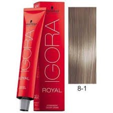 Coloration IGORA ROYAL 8.1 Blond Clair Cendré - BEAUTEPRICE Coloration IGORA ROYAL 8.1 Blond Clair Cendré Schwarzkopf BEAUTEPRICE