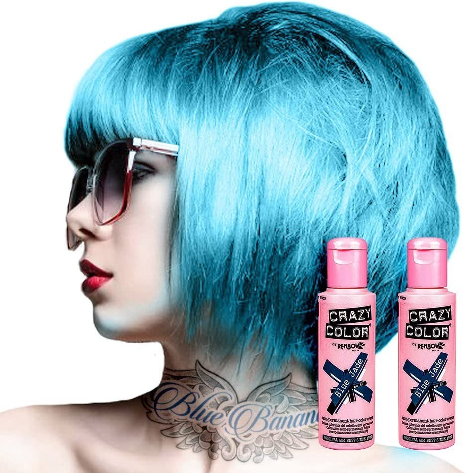 Coloration temporaire Crazy Color Blue jade 67 - BEAUTEPRICE Coloration temporaire Crazy Color Blue jade 67 Crazy Color BEAUTEPRICE