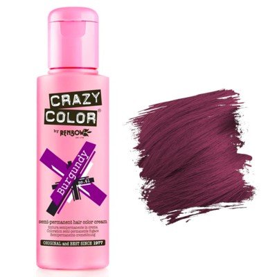 Coloration temporaire Crazy Color Burgundy 61 - BEAUTEPRICE Coloration temporaire Crazy Color Burgundy 61 Crazy Color BEAUTEPRICE