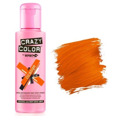 Coloration temporaire Crazy Color Orange 60 - BEAUTEPRICE Coloration temporaire Crazy Color Orange 60 Crazy Color BEAUTEPRICE