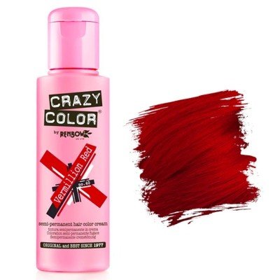 Coloration temporaire Crazy Color Vermillon red 40 - BEAUTEPRICE Coloration temporaire Crazy Color Vermillon red 40 Crazy Color BEAUTEPRICE