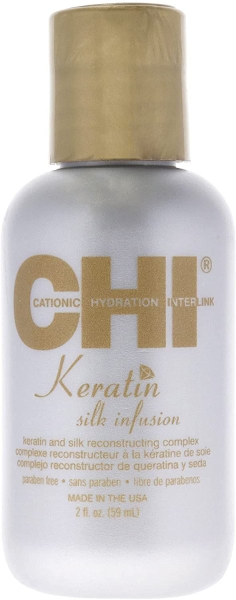 Complex Reconstituant Kératine et Soie Silk Infusion 59ml-CHI - BEAUTEPRICE Complex Reconstituant Kératine et Soie Silk Infusion 59ml-CHI CHI BEAUTEPRICE