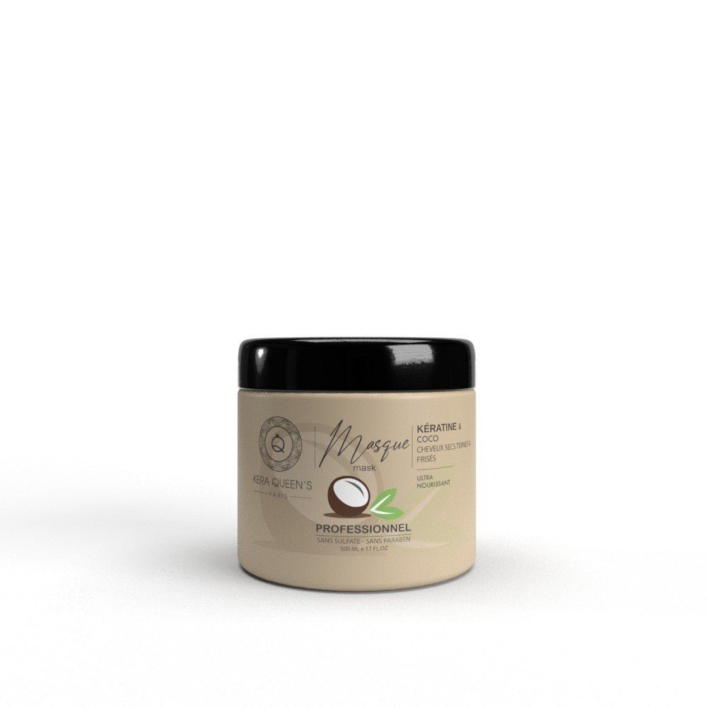 Kera Queen's Masque à la Kératine et à lhuile de COCO(500ml) - BEAUTEPRICE Kera Queen's Masque à la Kératine et à lhuile de COCO(500ml) - KERA QUEEN'S - BEAUTEPRICE