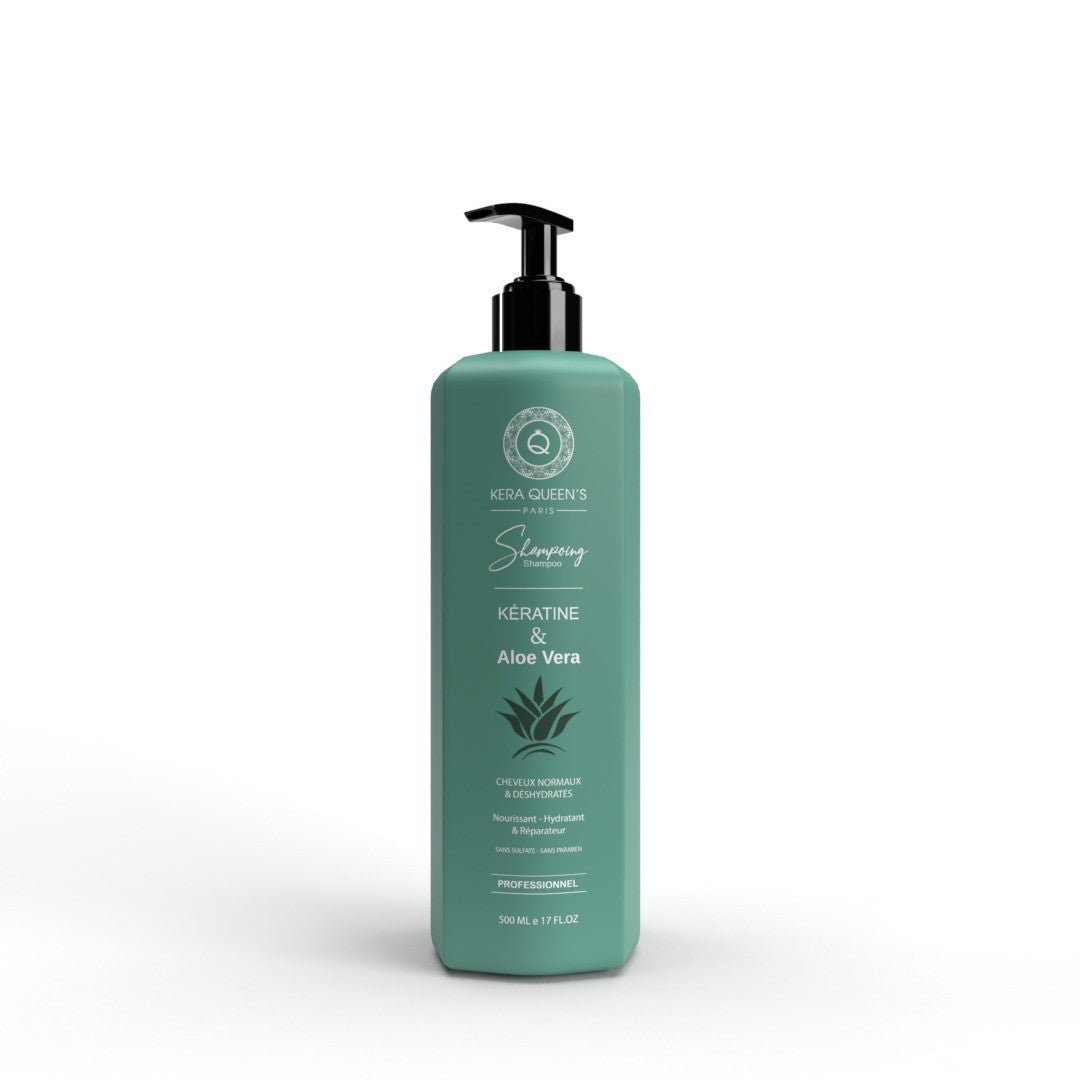 Kera Queen's Shampoing à la Kératine et à lALOÉ VERA (500ml - BEAUTEPRICE Kera Queen's Shampoing à la Kératine et à lALOÉ VERA (500ml - KERA QUEEN'S - BEAUTEPRICE