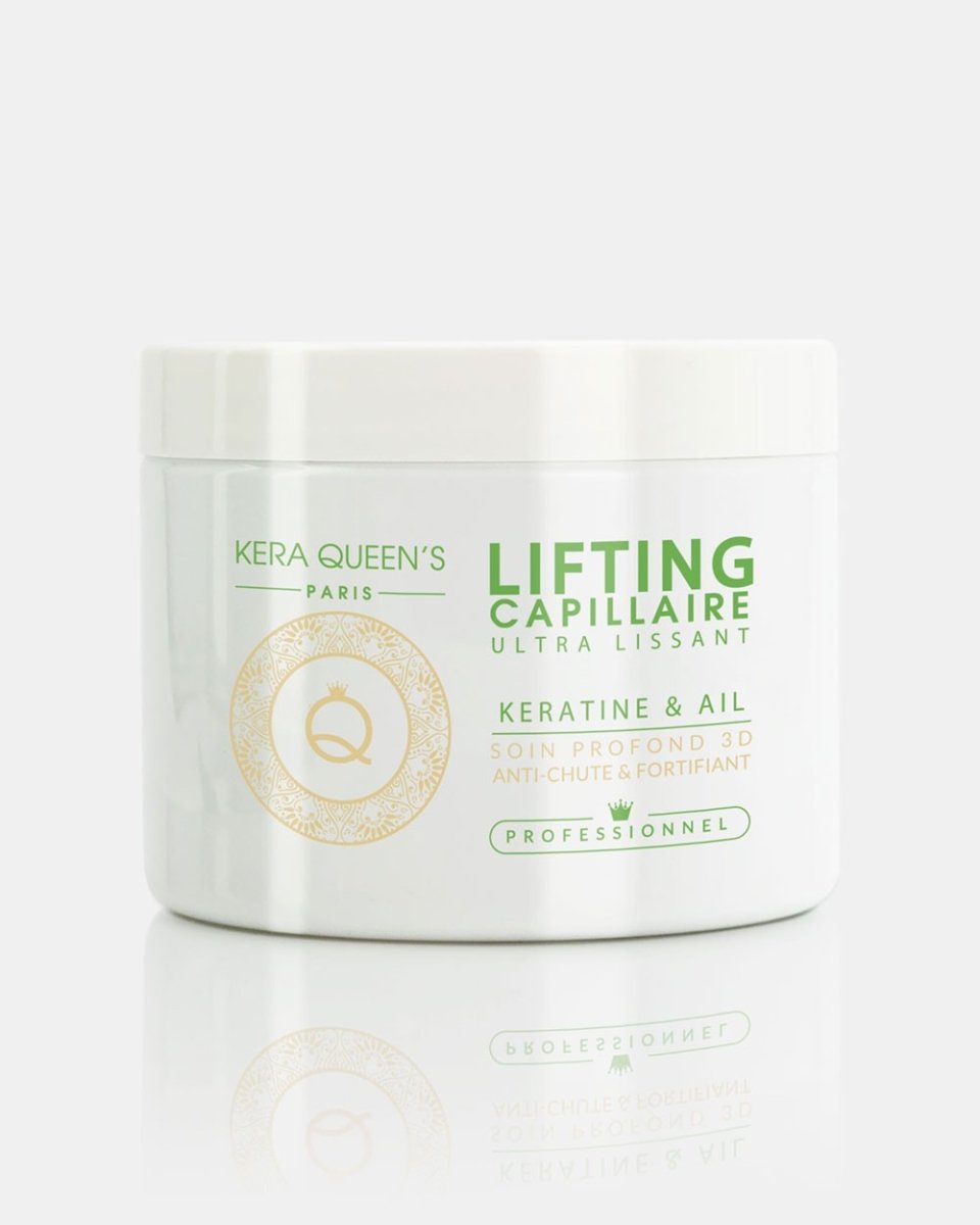 Kera Queen's Soin Lifting Capillaire Kératine & Ail 500ml - BEAUTEPRICE Kera Queen's Soin Lifting Capillaire Kératine & Ail 500ml - KERA QUEEN'S - BEAUTEPRICE