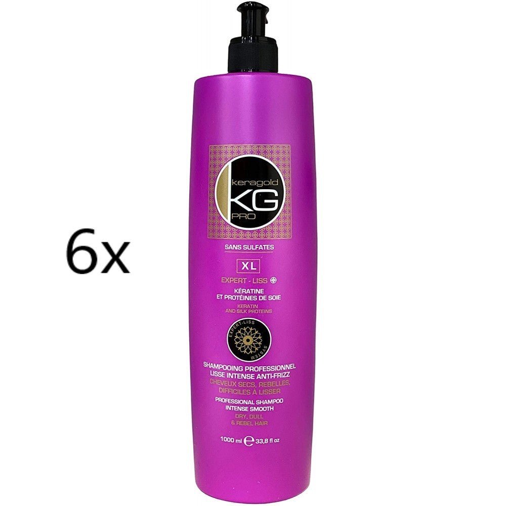 Keragold colisage de 12 Shampoing XL 1L - BEAUTEPRICE Keragold colisage de 12 Shampoing XL 1L - KERAGOLD - BEAUTEPRICE