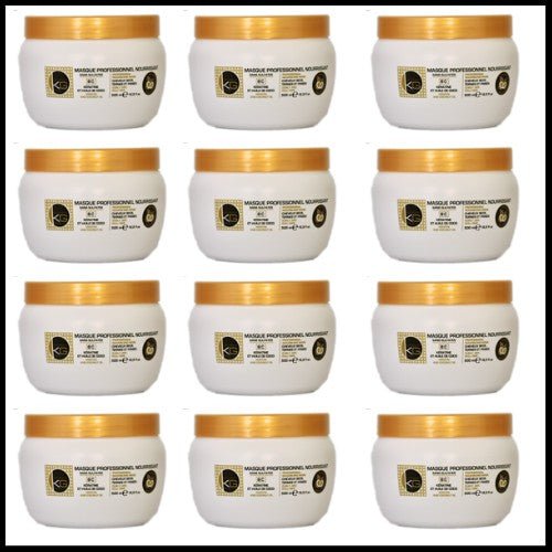 Keragold colisage de 12pcs de Masque BC 500ml - BEAUTEPRICE Keragold colisage de 12pcs de Masque BC 500ml - KERAGOLD - BEAUTEPRICE