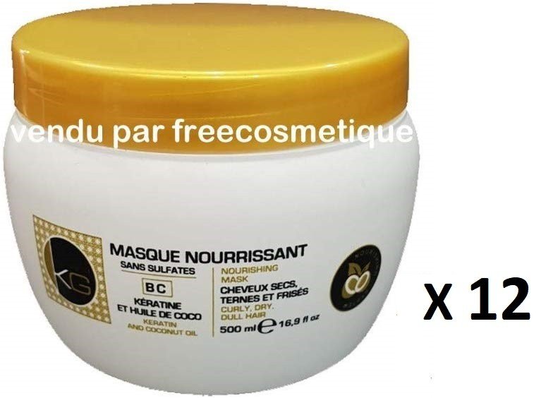Keragold colisage de 12pcs de Masque BC 500ml - BEAUTEPRICE Keragold colisage de 12pcs de Masque BC 500ml - KERAGOLD - BEAUTEPRICE
