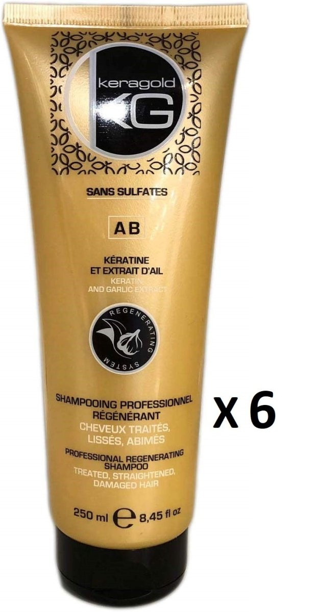 Keragold colisage de 6 Shampoing AB 250ML - BEAUTEPRICE Keragold colisage de 6 Shampoing AB 250ML - KERAGOLD - BEAUTEPRICE