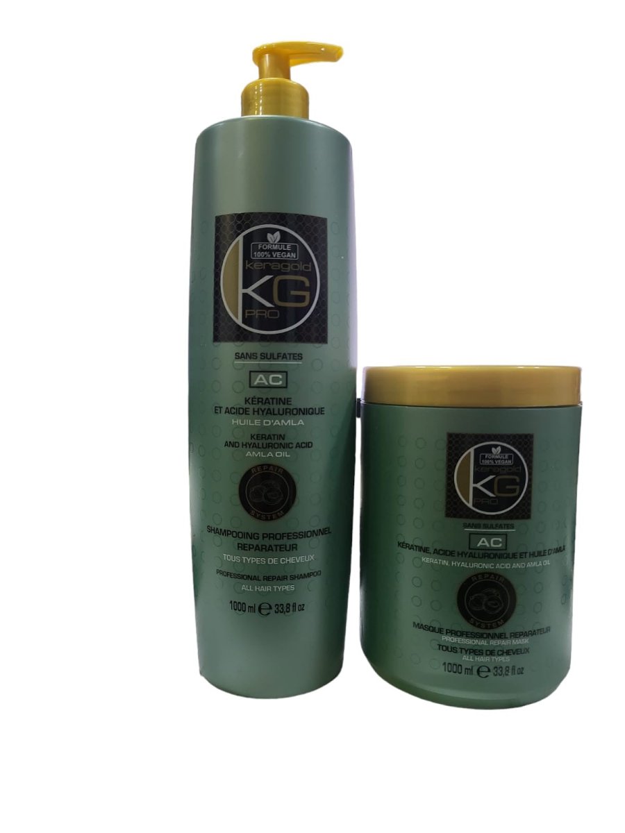 Keragold duo Kératine&huile d'Amla AC 1L - BEAUTEPRICE Keragold duo Kératine&huile d'Amla AC 1L - KERAGOLD - BEAUTEPRICE