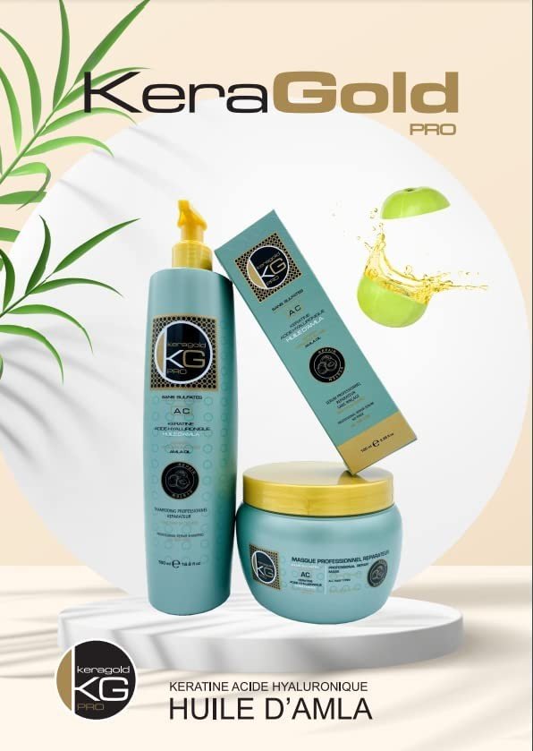 Keragold Set de 4 produits KERATINE & AMLA AC - BEAUTEPRICE Keragold Set de 4 produits KERATINE & AMLA AC - KERAGOLD - BEAUTEPRICE