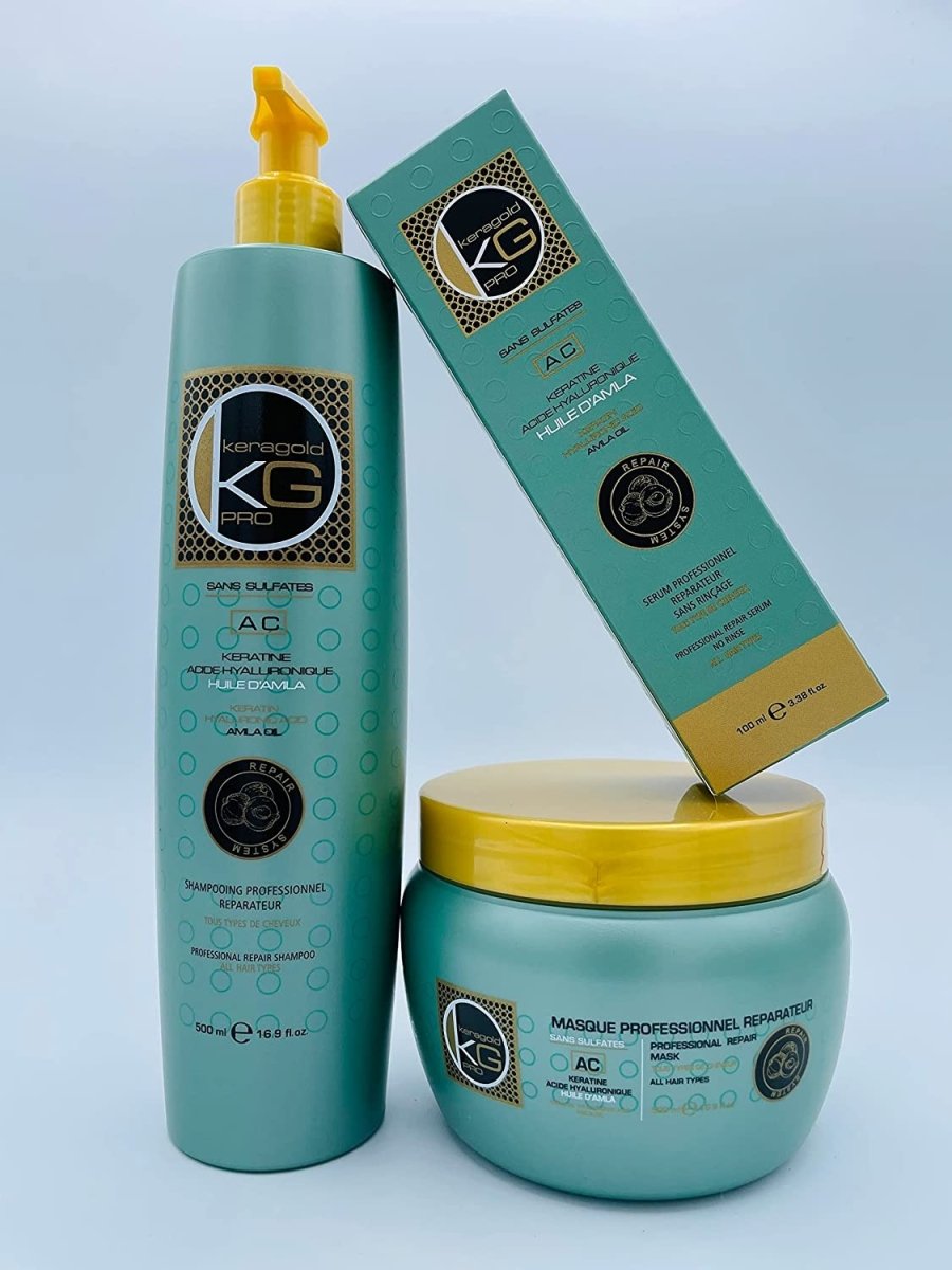 Keragold Set de 4 produits KERATINE & AMLA AC - BEAUTEPRICE Keragold Set de 4 produits KERATINE & AMLA AC - KERAGOLD - BEAUTEPRICE