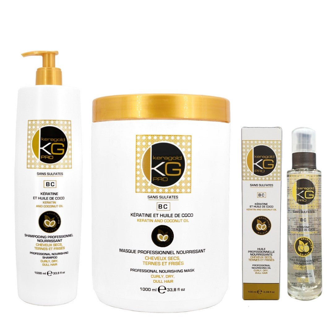 KERAGOLD Trio Bc Shampoing+Masque 1l+Serum 100ml - BEAUTEPRICE KERAGOLD Trio Bc Shampoing+Masque 1l+Serum 100ml - KERAGOLD - BEAUTEPRICE