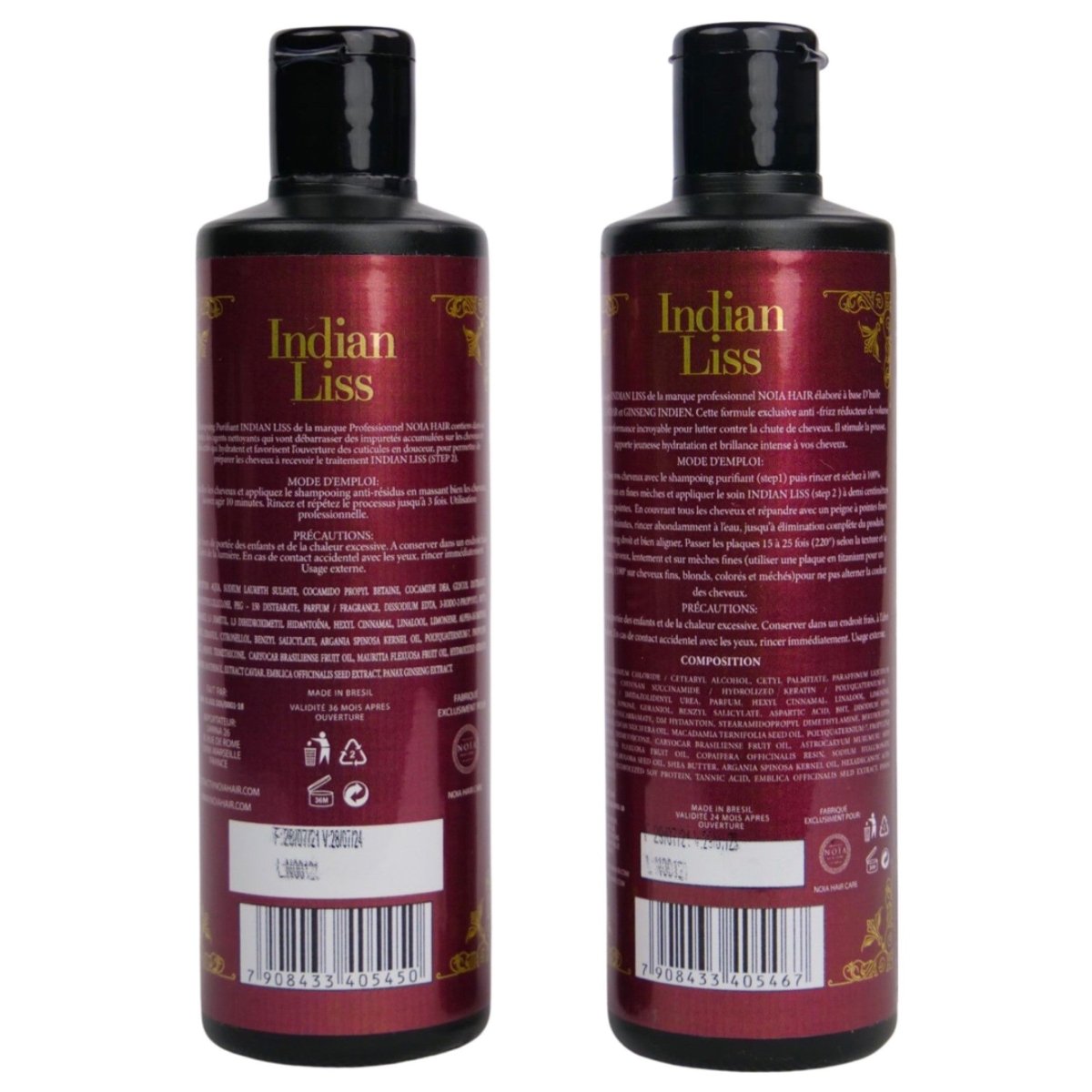 LISSAGE NOIA HAIR - INDIAN LISS -HUILE D'AMLA .CAVIAR & GINSENG INDIEN - PROTEIN GOLD - 2 X200ML - BEAUTEPRICE LISSAGE NOIA HAIR - INDIAN LISS -HUILE D'AMLA .CAVIAR & GINSENG INDIEN - PROTEIN GOLD - 2 X200ML NOÏA HAIR BEAUTEPRICE