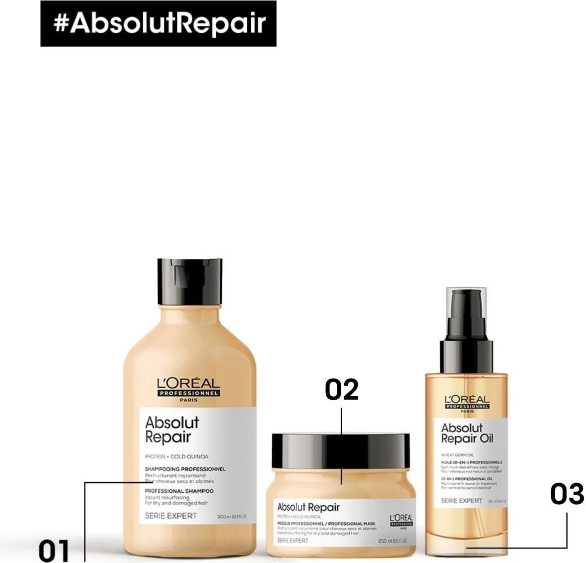 L'Oréal Professionnel Coffret trio Absolut Repair - BEAUTEPRICE L'Oréal Professionnel Coffret trio Absolut Repair - L'Oréal Paris - BEAUTEPRICE