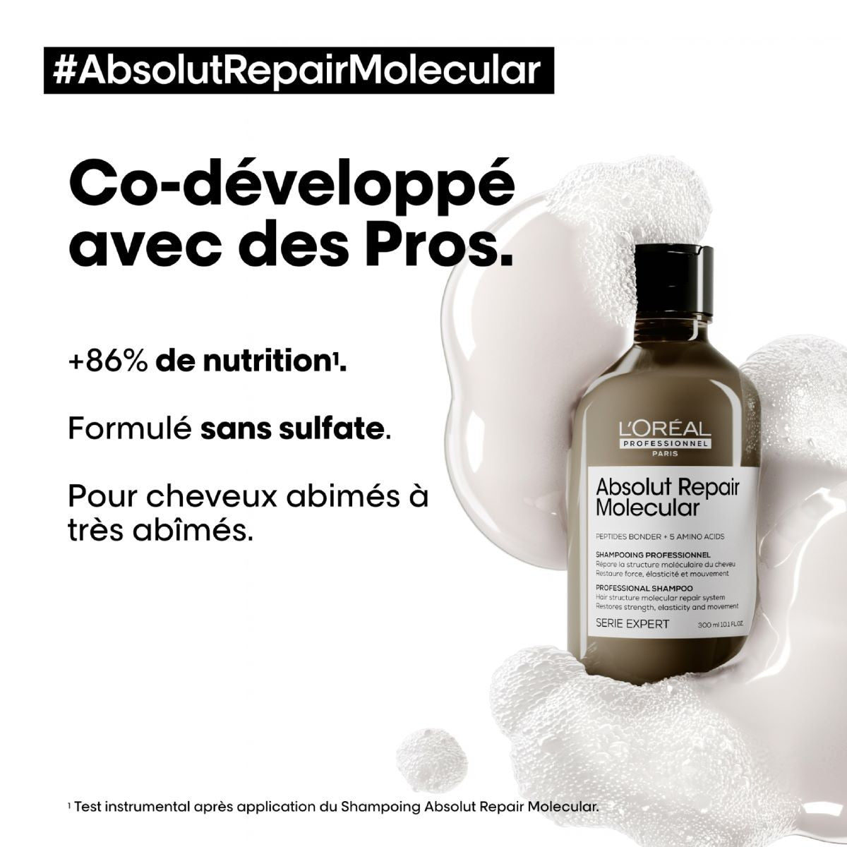 L'Oréal Professionnel Duo shampooing & sérum Absolut Repair Molecular - BEAUTEPRICE L'Oréal Professionnel Duo shampooing & sérum Absolut Repair Molecular L'Oréal Professionnel BEAUTEPRICE