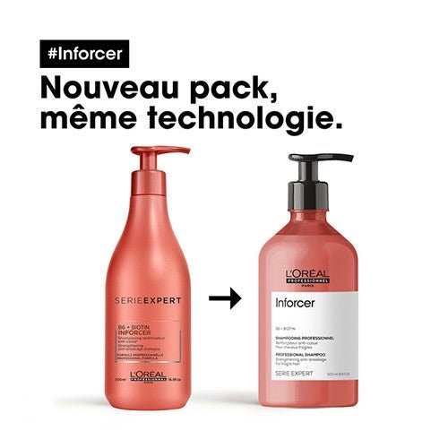 L'Oréal Professionnel Shampooing Inforcer 500ml - BEAUTEPRICE L'Oréal Professionnel Shampooing Inforcer 500ml L'Oréal Professionnel BEAUTEPRICE