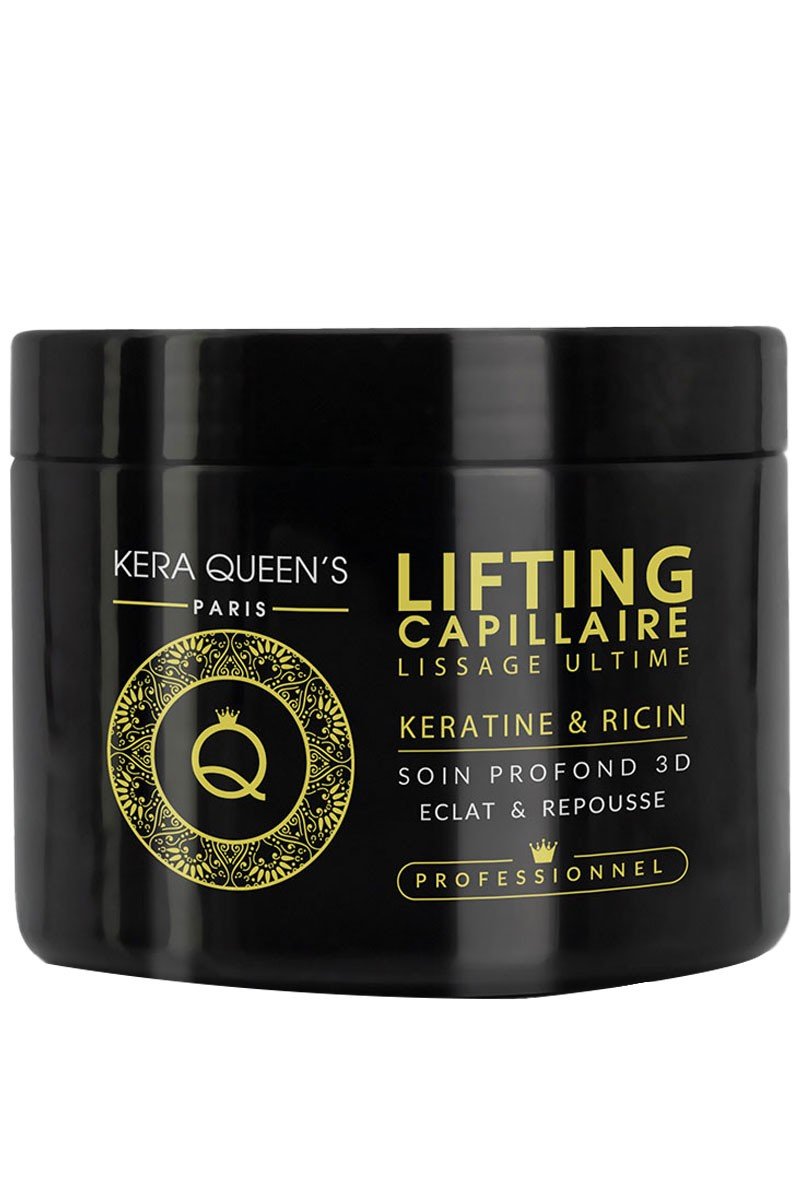 Masque lifting capillaire éclat & repousse - Kératine & ricin - Tous types de cheveux - 500 ml - BEAUTEPRICE Masque lifting capillaire éclat & repousse - Kératine & ricin - Tous types de cheveux - 500 ml - KERA QUEEN'S - BEAUTEPRICE