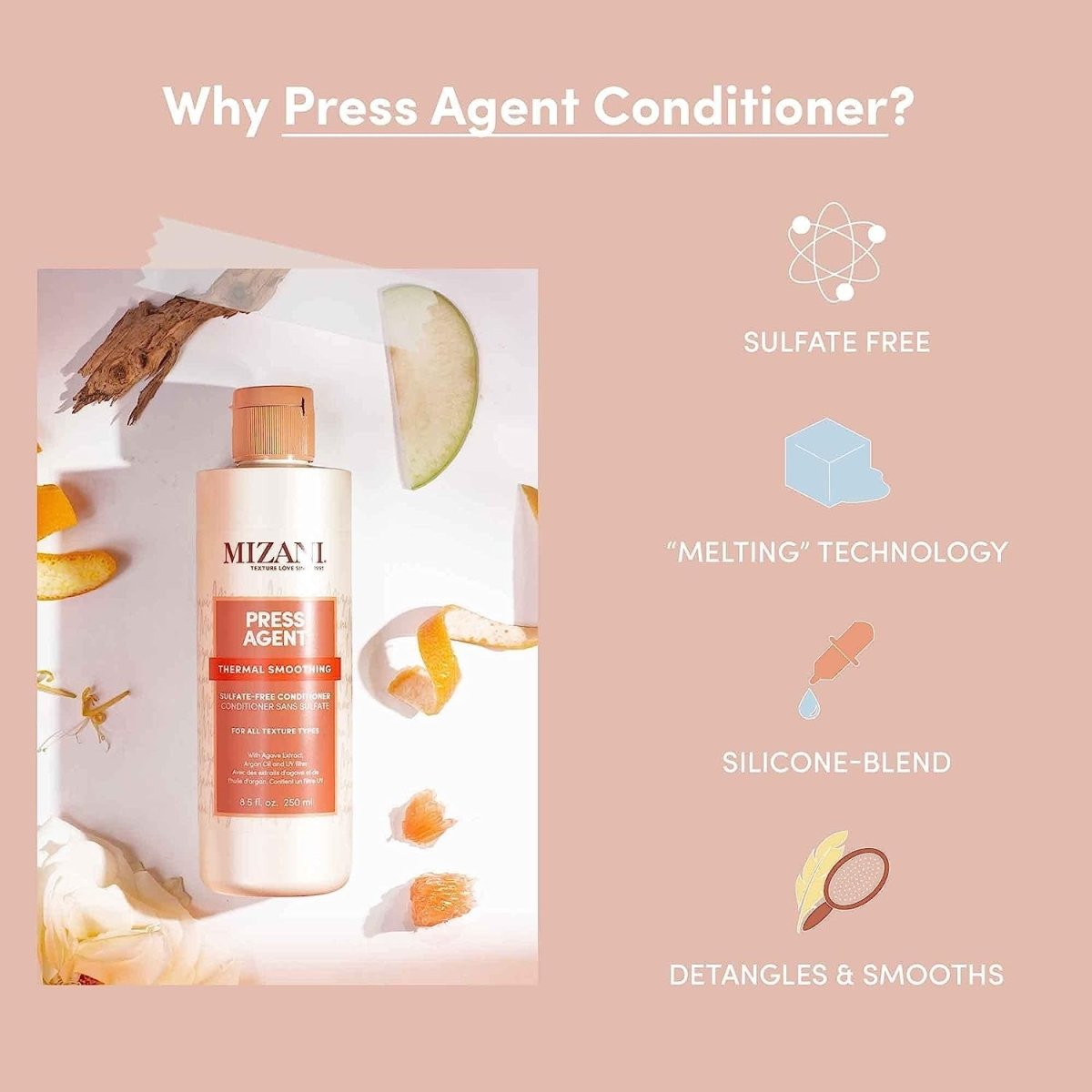 Mizani Shampoing Press Agent Thermal Smoothing - BEAUTEPRICE Mizani Shampoing Press Agent Thermal Smoothing beautypriceboutique BEAUTEPRICE