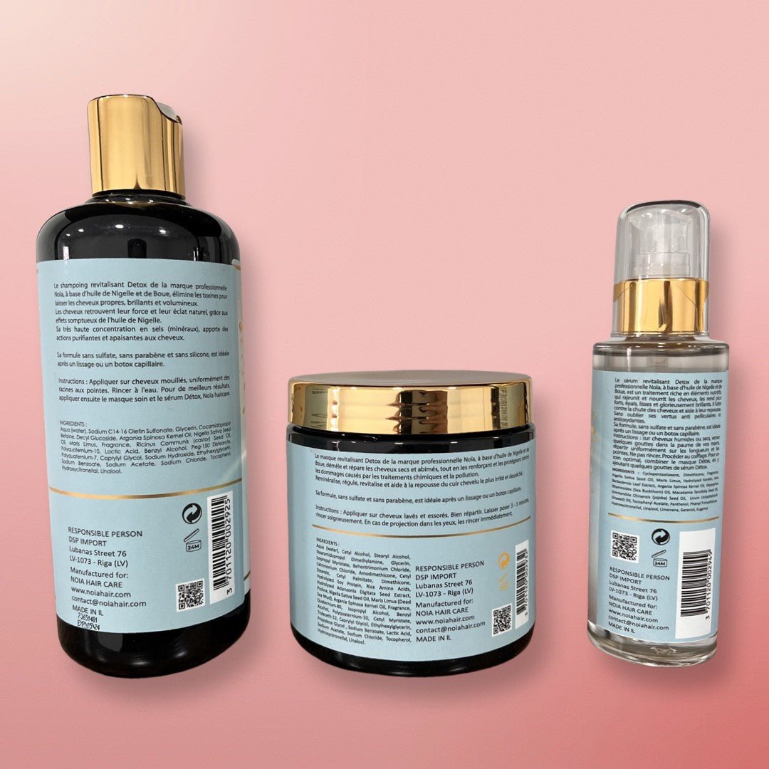 Offre découverte - TRIO Gamme detox - NOÏA HAIR