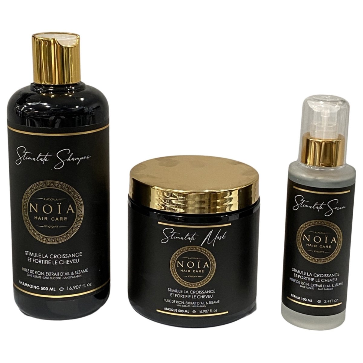 Offre découverte - TRIO Gamme Remedy - Kératine & Biotine - NOÏA HAIR