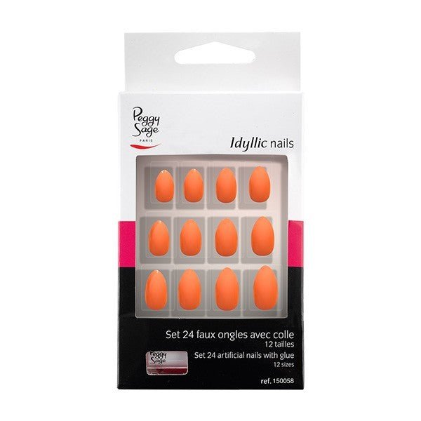 Peggy sage Faux ongles Idyllic nails Set x24 Coral stiletto - BEAUTEPRICE Peggy sage Faux ongles Idyllic nails Set x24 Coral stiletto beautypriceboutique BEAUTEPRICE