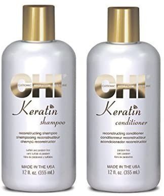 Shampoing 350 ml+ Après-shampoing 350 ml à la Kératine-CHI