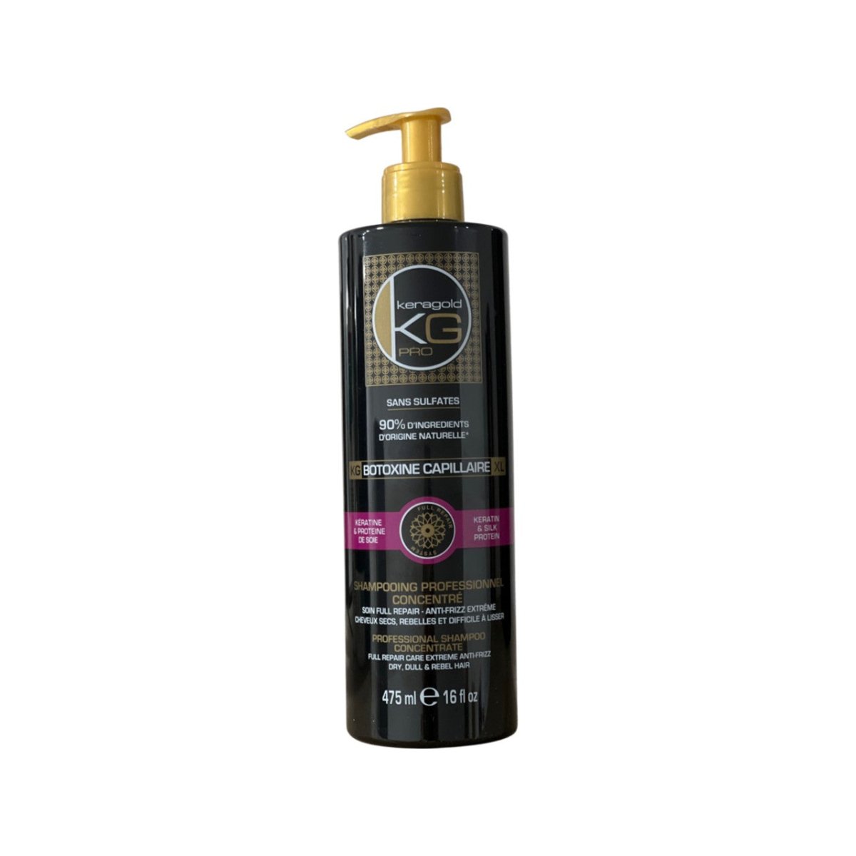 SHAMPOING BOTOXINE KERATINE & PROTÉINE DE SOIE
