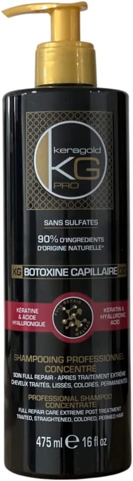 SHAMPOING BOTOXINE KERATINE & PROTÉINE DE SOIE