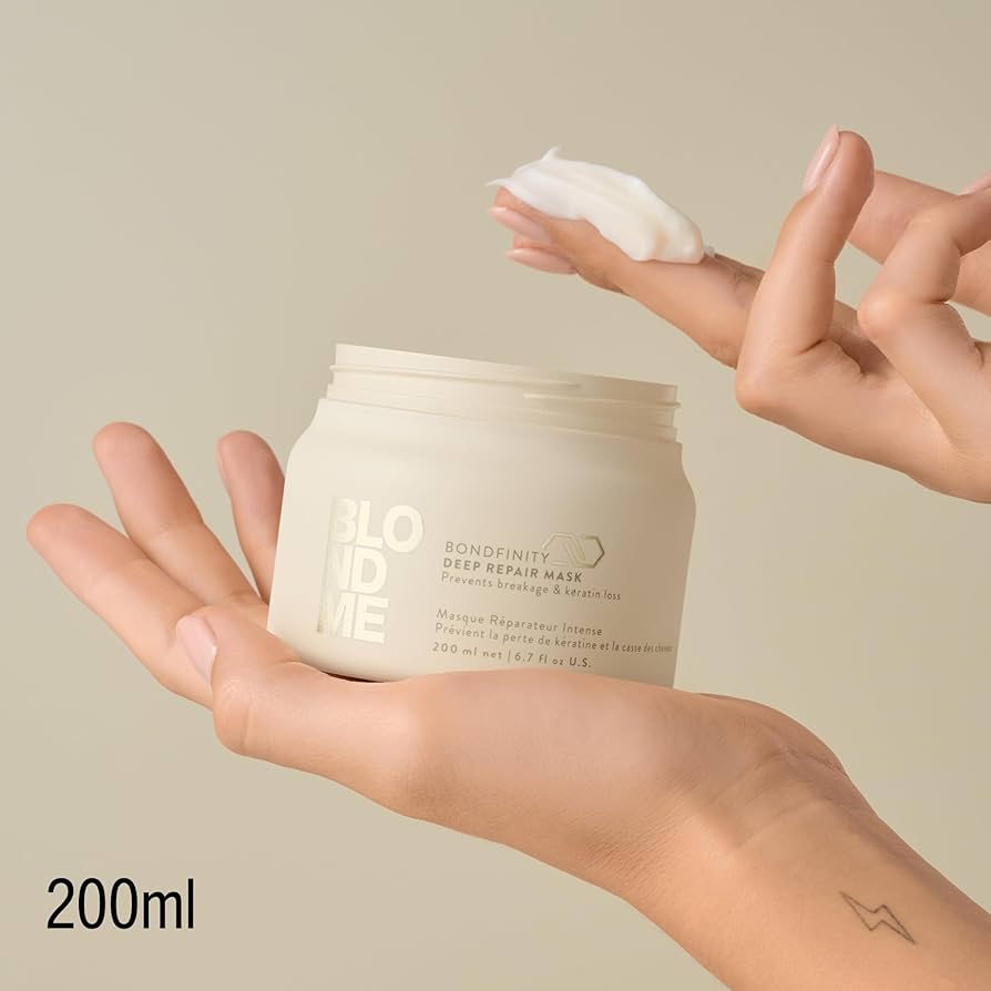 BLONDME Bondfinity Deep Repair Mask – Masque Réparateur Intense 200 ml | Schwarzkopf Professional - BEAUTEPRICE BLONDME Bondfinity Deep Repair Mask – Masque Réparateur Intense 200 ml | Schwarzkopf Professional Masque capillaire Schwarzkopf Professional BEAUTEPRICE