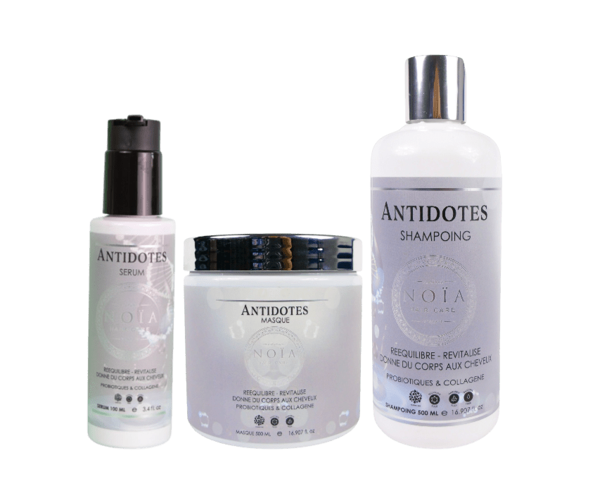 Coffret Cadeau TRIO Antidotes – Probiotiques & Collagène – Volume & Revitalisation - BEAUTEPRICE Coffret Cadeau TRIO Antidotes – Probiotiques & Collagène – Volume & Revitalisation pack soins cheveux Noiahair FR BEAUTEPRICE