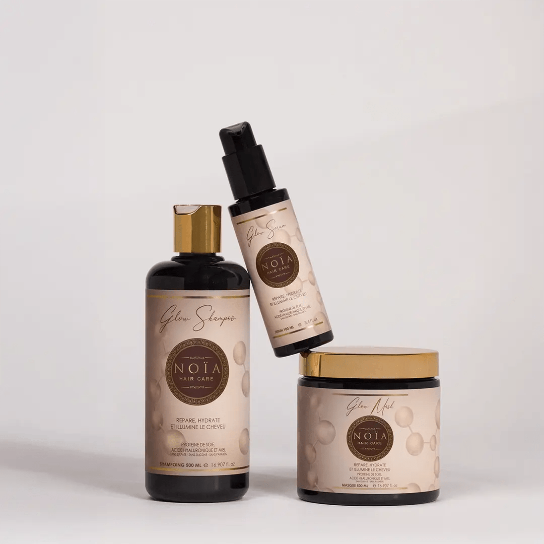 Coffret Cadeau TRIO Glow – Protéine de Soie, AH & Miel – Hydratation & Éclat - BEAUTEPRICE Coffret Cadeau TRIO Glow – Protéine de Soie, AH & Miel – Hydratation & Éclat pack soins cheveux Noiahair FR BEAUTEPRICE