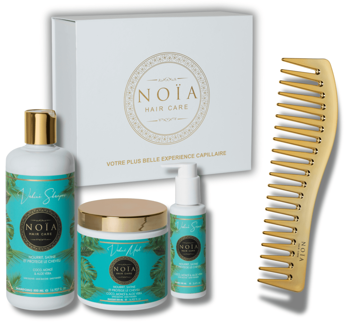 Coffret Cadeau TRIO Vahiné – Coco, Monoï & Aloe – Nutrition & Évasion Tropicale - BEAUTEPRICE Coffret Cadeau TRIO Vahiné – Coco, Monoï & Aloe – Nutrition & Évasion Tropicale pack soins cheveux Noiahair FR BEAUTEPRICE