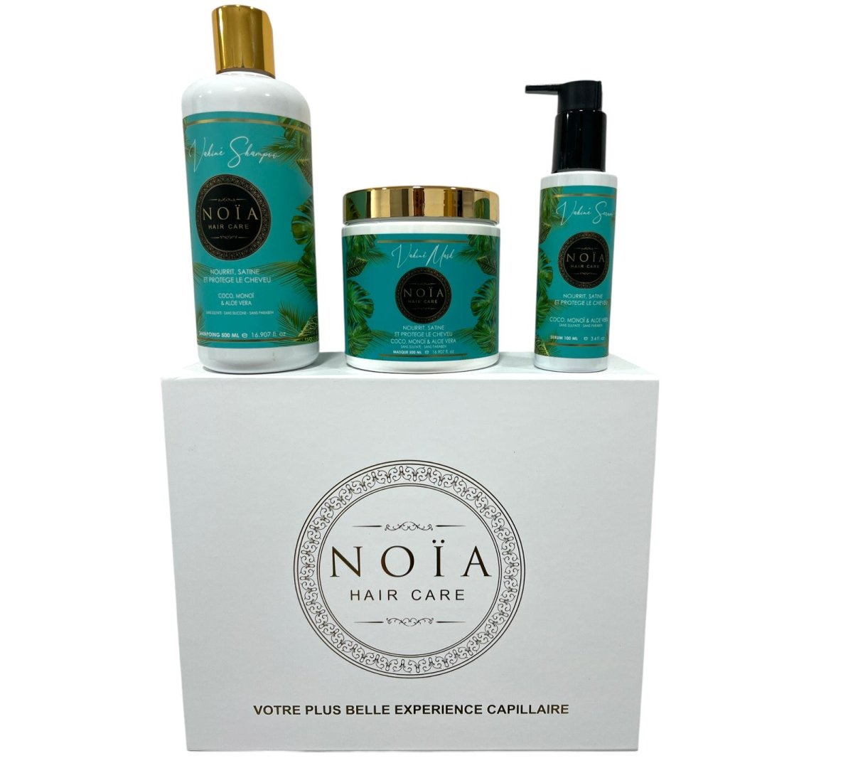 Coffret Cadeau TRIO Vahiné – Coco, Monoï & Aloe – Nutrition & Évasion Tropicale - BEAUTEPRICE Coffret Cadeau TRIO Vahiné – Coco, Monoï & Aloe – Nutrition & Évasion Tropicale pack soins cheveux Noiahair FR BEAUTEPRICE