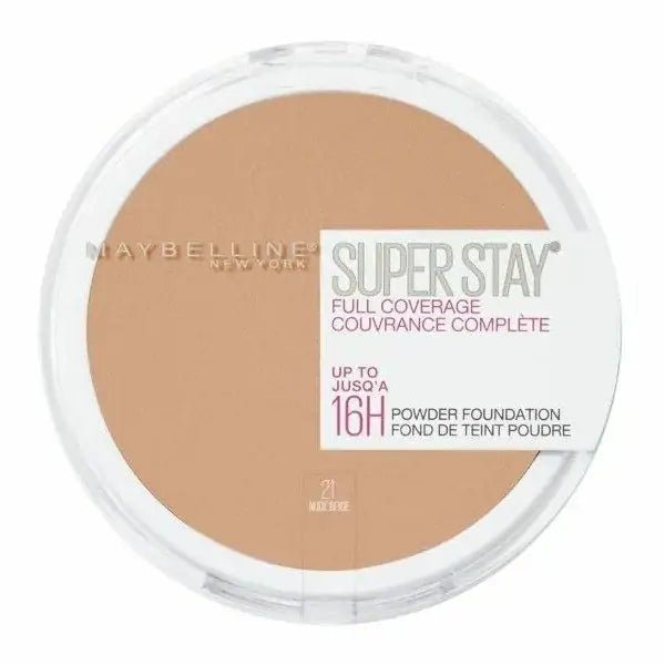 Fond de Teint Poudre Maybelline Superstay 16H – Teinte 21 Nude - BEAUTEPRICE Fond de Teint Poudre Maybelline Superstay 16H – Teinte 21 Nude MAKEUP Maybelline NewYork BEAUTEPRICE