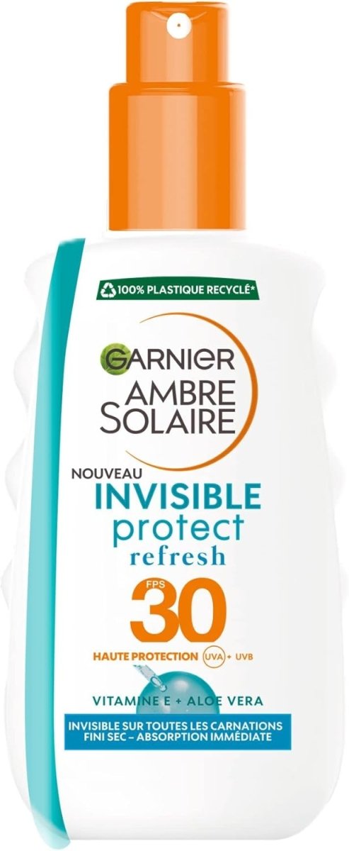 GARNIER AMBRE SOLAIRE INVISIBLE 30 - BEAUTEPRICE GARNIER AMBRE SOLAIRE INVISIBLE 30 Protection solaire Garnier BEAUTEPRICE