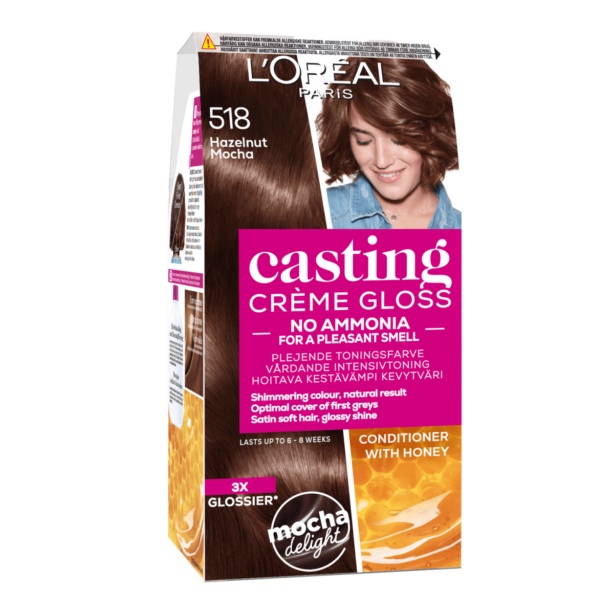 Hair colour Hazelnut mochat 518 - BEAUTEPRICE Hair colour Hazelnut mochat 518 MAKEUP L'Oréal BEAUTEPRICE