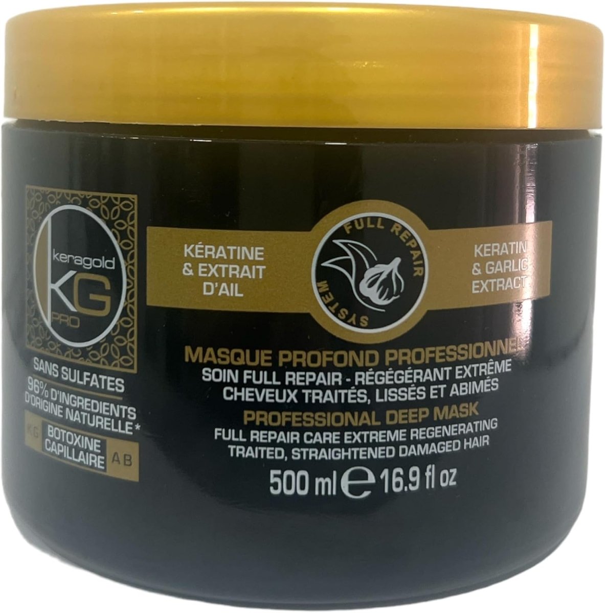 Keragold Botoxine Capillaire 500ml (BC KERATINE & HUILE DE COCO) - BEAUTEPRICE Keragold Botoxine Capillaire 500ml (BC KERATINE & HUILE DE COCO) botox - KERAGOLD - BEAUTEPRICE