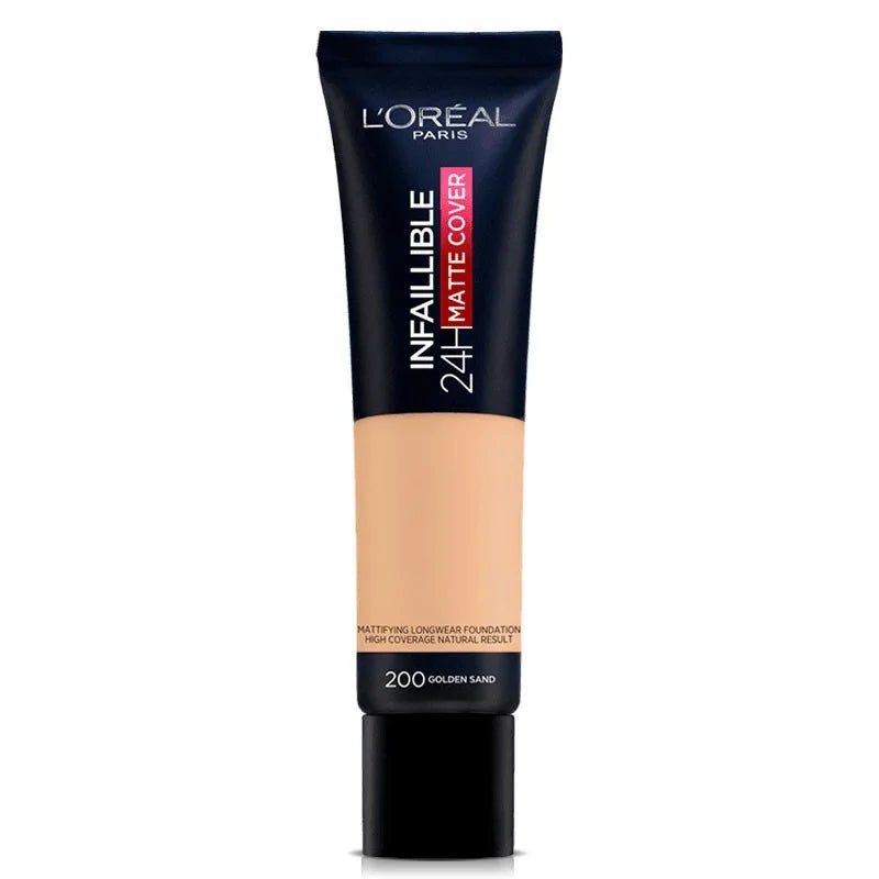 L'Oréal Paris Infaillible 32H Matte Cover 200 Sable – Fond de Teint Haute Couvrance - BEAUTEPRICE L'Oréal Paris Infaillible 32H Matte Cover 200 Sable – Fond de Teint Haute Couvrance Fond de teint L'Oréal Paris BEAUTEPRICE