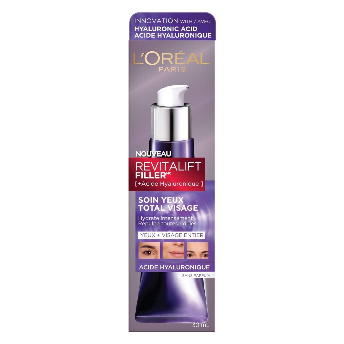 L'Oréal Paris Revitalift filler visage et yeux - BEAUTEPRICE L'Oréal Paris Revitalift filler visage et yeux crème pour les yeux - L'Oréal Paris - BEAUTEPRICE