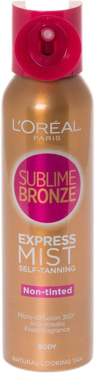 L'Oreal Sublime Bronze Self Tan Express Mist - BEAUTEPRICE L'Oreal Sublime Bronze Self Tan Express Mist autobronzants - L'Oréal Paris - BEAUTEPRICE