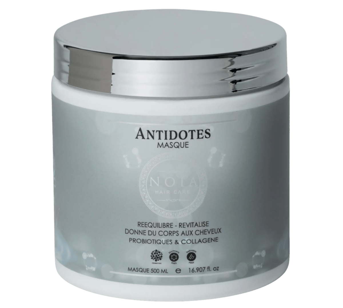 Masque Antidotes – Probiotiques & Collagène – Volume & Revitalisation (500 ml) - BEAUTEPRICE Masque Antidotes – Probiotiques & Collagène – Volume & Revitalisation (500 ml) masque cheveux Noiahair FR BEAUTEPRICE