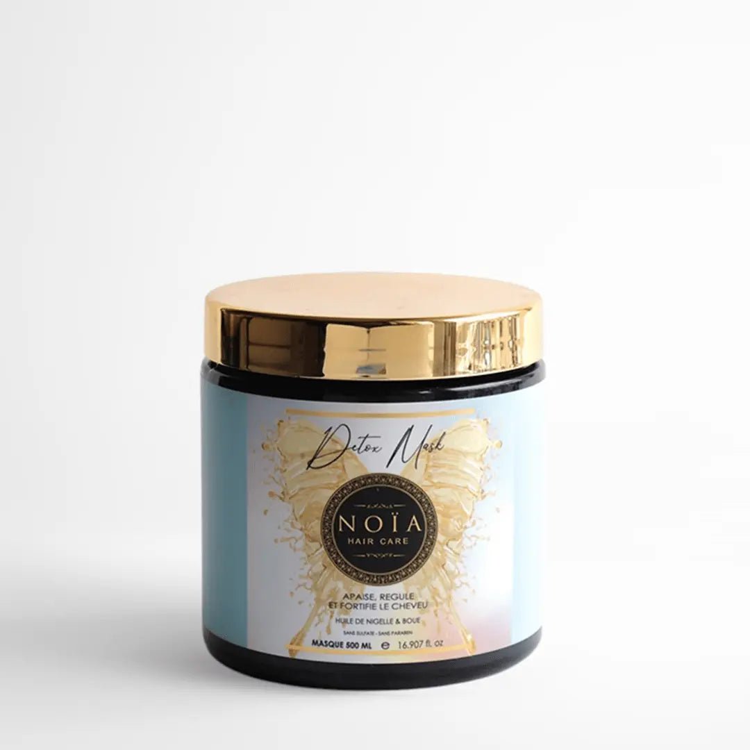 Masque Detox – Nigelle & Boue – Purification & Équilibre (500 ml) - BEAUTEPRICE Masque Detox – Nigelle & Boue – Purification & Équilibre (500 ml) masque cheveux Noiahair FR BEAUTEPRICE