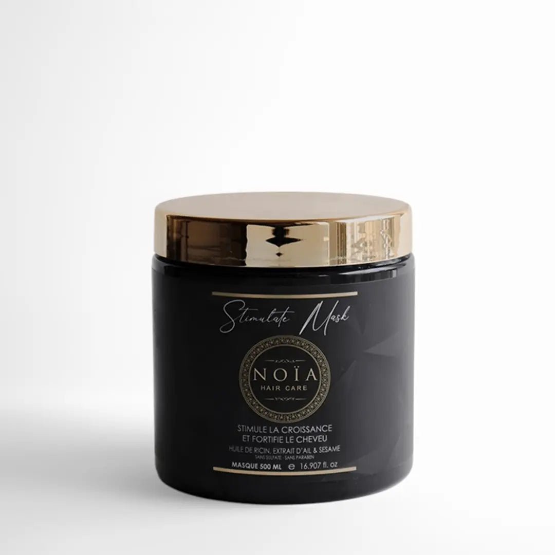 Masque Stimulate – Ricin, Ail & Sésame – Pousse & Fortification (500 ml) - BEAUTEPRICE Masque Stimulate – Ricin, Ail & Sésame – Pousse & Fortification (500 ml) masque cheveux Noiahair FR BEAUTEPRICE