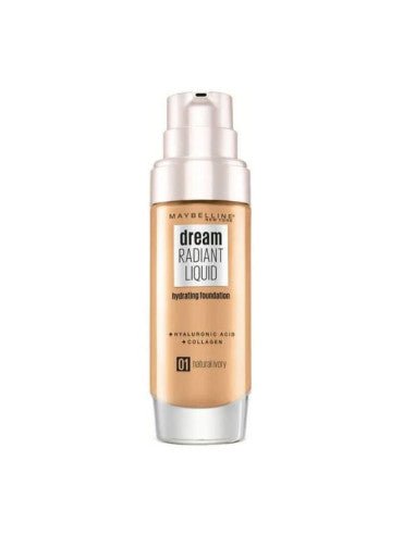 Maybelline Dream Radiant Liquid – Fond de teint hydratant 12H 01 Natural Ivory - BEAUTEPRICE Maybelline Dream Radiant Liquid – Fond de teint hydratant 12H 01 Natural Ivory BEAUTEPRICE BEAUTEPRICE
