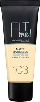 Maybelline FIT ME TUBE 103 Pure Ivory 30 ml - BEAUTEPRICE Maybelline FIT ME TUBE 103 Pure Ivory 30 ml Fond de teint Maybelline New York BEAUTEPRICE