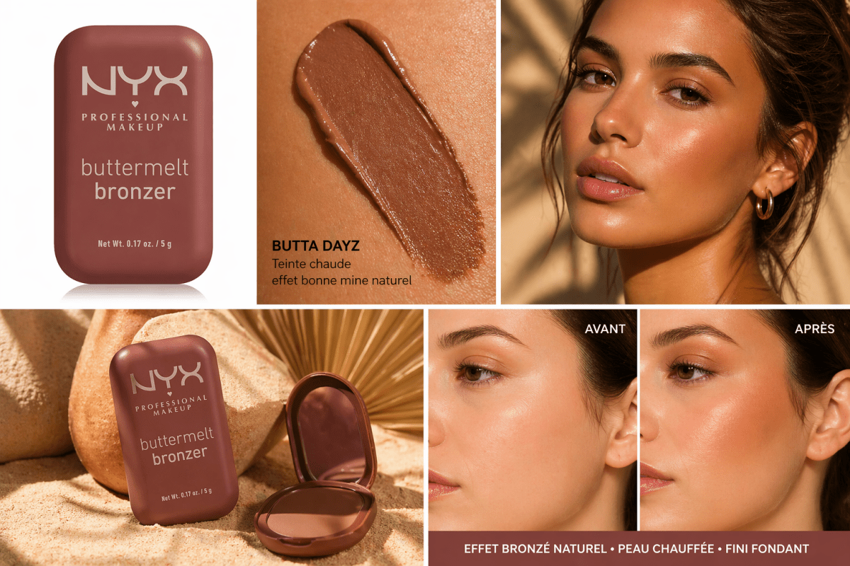 NYX Buttermelt Bronzer Butta Dayz – Bronzeur Crème Visage & Corps Effet Peau Halée Naturelle - BEAUTEPRICE NYX Buttermelt Bronzer Butta Dayz – Bronzeur Crème Visage & Corps Effet Peau Halée Naturelle Fond de teint NYX BEAUTEPRICE