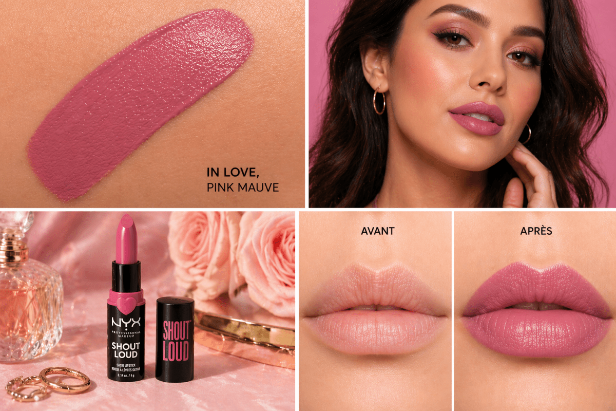 NYX Shout Loud Satin Lipstick In Love – Rouge à Lèvres Satiné Rose Mauve Hydratant - BEAUTEPRICE NYX Shout Loud Satin Lipstick In Love – Rouge à Lèvres Satiné Rose Mauve Hydratant Rouge à lèvres NYX BEAUTEPRICE