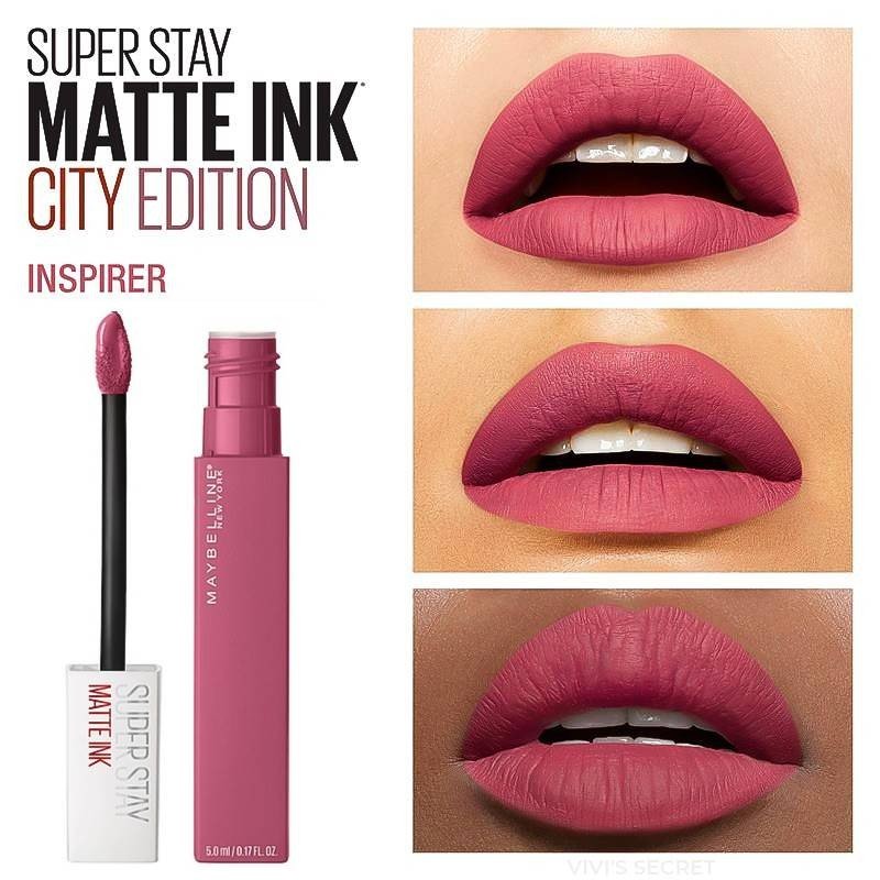 Rouge à Lèvres Liquide SuperStay Matte Ink – Teinte 125 Inspirer - BEAUTEPRICE Rouge à Lèvres Liquide SuperStay Matte Ink – Teinte 125 Inspirer BEAUTEPRICE BEAUTEPRICE